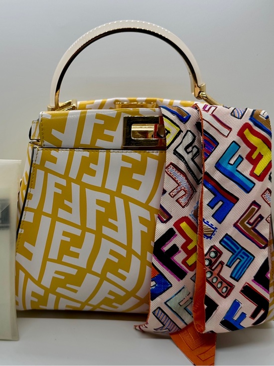Fendi Handbags - FENDI X SARAH COLEMAN Vertigo Peekaboo With Strap and Rain Cover